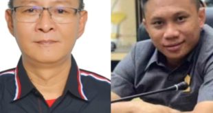 Foto: Anggota DPRD Kotamobagu Titi Jonathan Gumulili dari partai PDIP dan Oknum Anggota DPRD Provinsi Gorontalo Wahyudin Moridu yang telah mendapat sanksi pemecatan dari DPP PDIP melalui Badan Kehormatan.